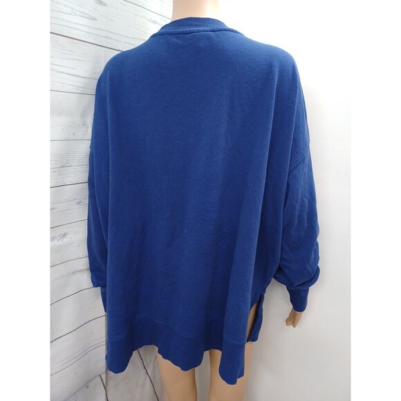 Crown & Ivy Womens Stripe Rainbow Sweater Top Soft Comfy Side Slits Sz L - Picture 5 of 9